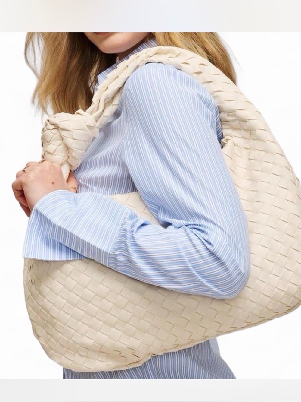 Vanessa Woven Hobo Bag